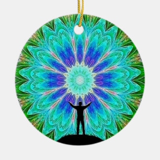 Lightworker Colorful Geometrie Mandala Muster Keramik Ornament