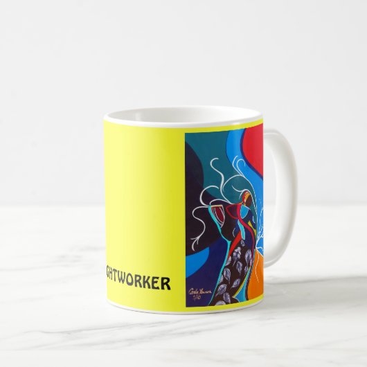 LIGHTWORKER KAFFEETASSE (VorderseiteRechts)