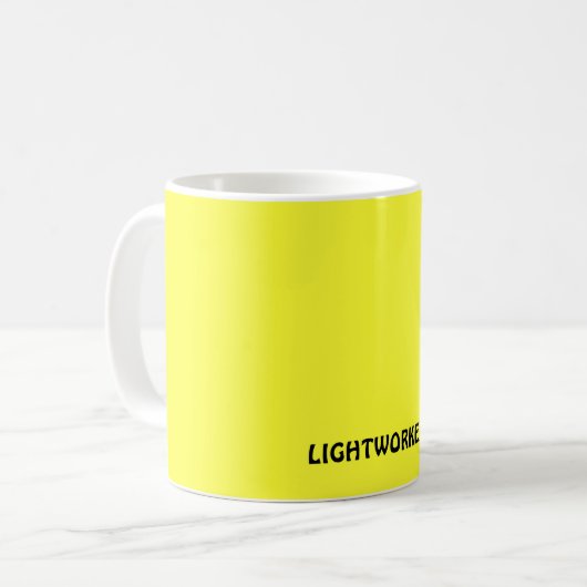 LIGHTWORKER KAFFEETASSE (Vorderseite Links)