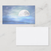 Lightworker Moon Water Spirituelle Visitenkarten Visitenkarte (Vorne/Hinten)