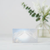 Lightworker Mystic Angel Liebe Business Cards Visitenkarte (Stehend Vorderseite)