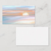 Lightworker Sunset Spirituelle Visitenkarten Visitenkarte (Vorne/Hinten)