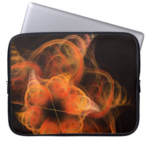 Lightworks Abstrakte Kunst Fraktal der feurigen En Laptopschutzhülle