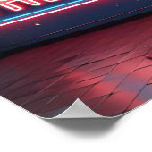Lighup 4. Fireworks Party Poster Print (Ecke)