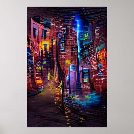 Lighup of Night 3 - Vivid Color Poster (Vorne)