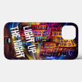 Lighup the Night 1 - Vivid Color iPhone Case (Rückseite (Horizontal))