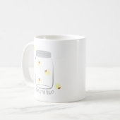 Lighup the Night - Fireflies Kaffeetasse (Vorderseite Links)