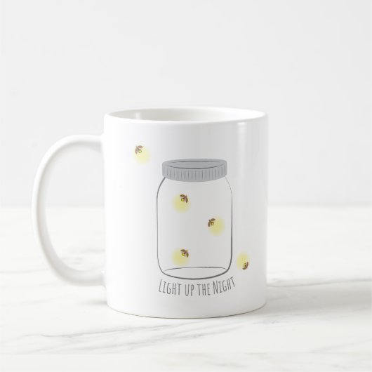 Lighup the Night - Fireflies Kaffeetasse (Links)