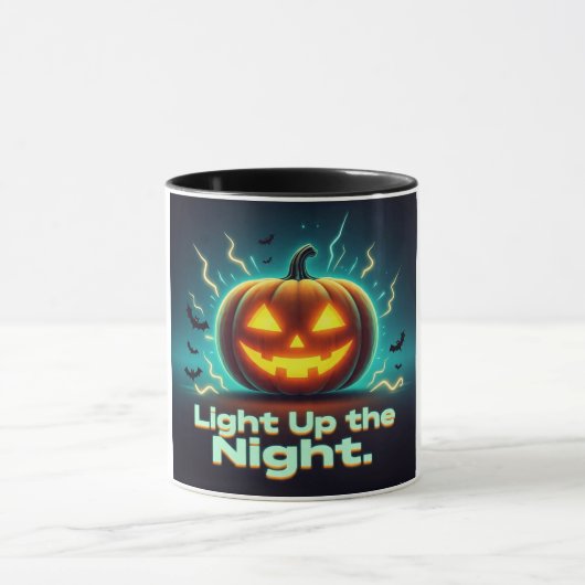 Lighup the Night Halloween Pumpkin Tasse (Zentrum)