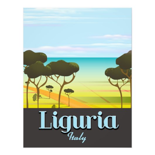 Liguria Italytravel poster (Vorne)
