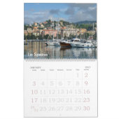 Ligurien, Italien, 12 Monate Kalender (Jan 2027)