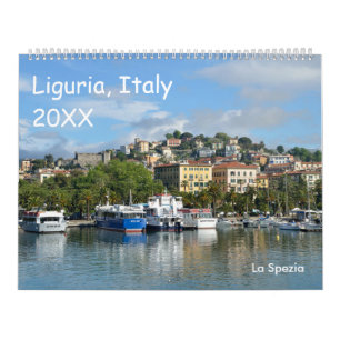 Ligurien, Italien, 12 Monate Kalender