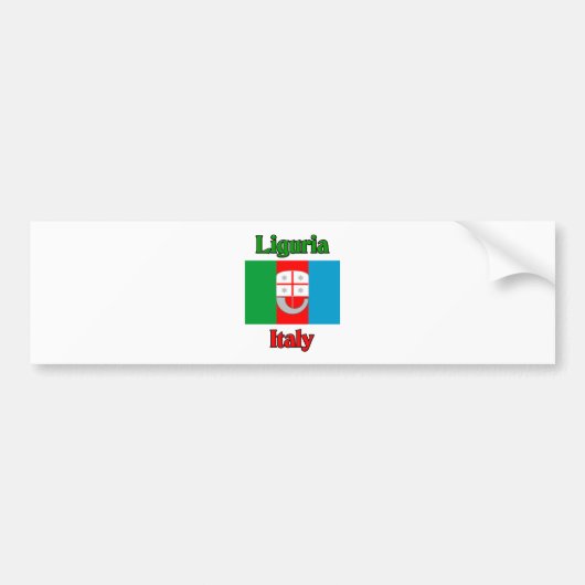 Ligurien Italien Autoaufkleber (Vorne)
