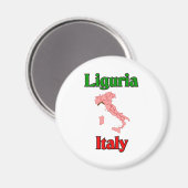 Ligurien Italien Magnet (Vorderseite/Rückseite)