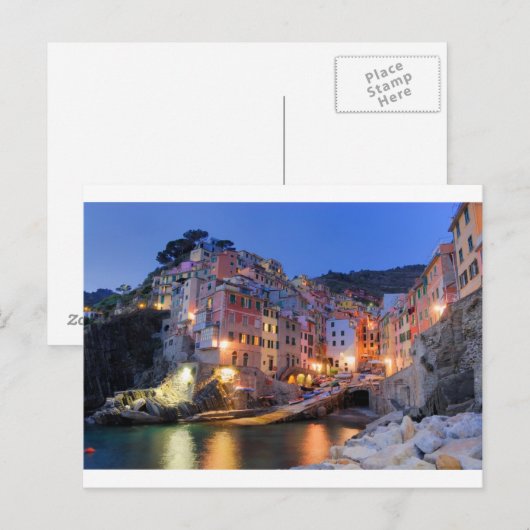 Ligurien Italien Postkarte (Vorne/Hinten)