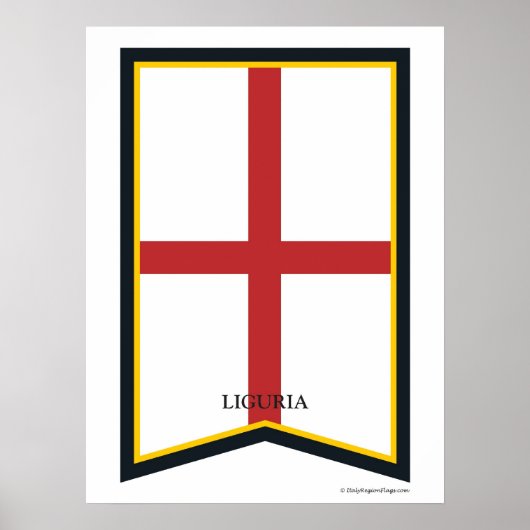 Ligurien - Italien Region Poster (Vorne)