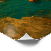 Ligurien – Italien Reise Poster (Ecke)