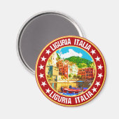 Ligurien Magnet (Vorderseite/Rückseite)
