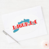 Ligurien Ovaler Aufkleber (Umschlag)