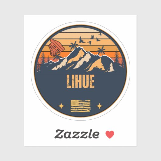 Lihue, Hawaii Aufkleber (Blatt)