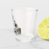 Lihue Kauai Foto Gastgeschenk Hochzeit Cheers Shot Schnapsglas (Rechts)