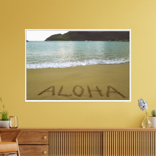 Lihue Kauai Ocean Aloha Leinwanddruck