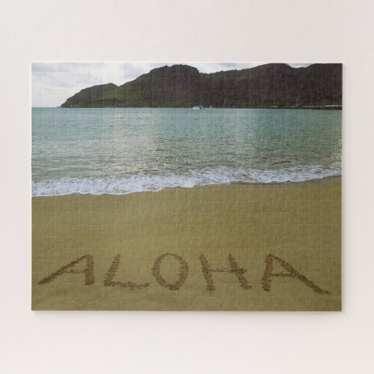 Lihue Kauai Ocean Aloha Puzzle (Horizontal)
