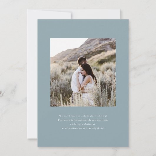 Lihue Wedding Einladung (Rückseite)