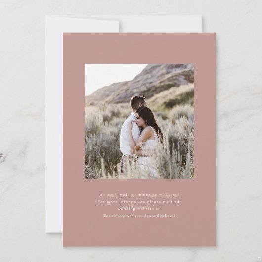 Lihue Wedding Einladung (Rückseite)