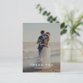 Lihue Wedding Foto Vielen Dank Postcard Postkarte (Stehend Vorderseite)