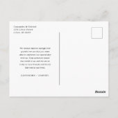 Lihue Wedding Foto Vielen Dank Postcard Postkarte (Rückseite)