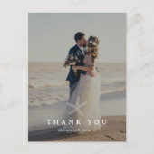 Lihue Wedding Foto Vielen Dank Postcard Postkarte (Vorderseite)