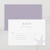 Lihue Wedding RSVP Karte (Vorne/Hinten)