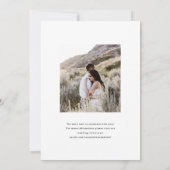 Lihue Wedding Save the Date (Rückseite)