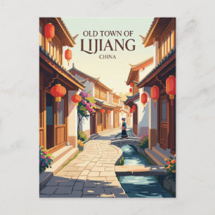 Lijiang, China China Postkarte