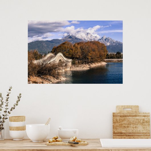 Lijiang, China Poster (Küche)