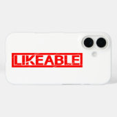 Likable Briefmarke Case-Mate iPhone Hülle (Rückseite (Horizontal))