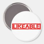 Likable Briefmarke Magnet (Vorderseite/Rückseite)