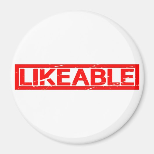 Likable Briefmarke Magnet (Vorne)
