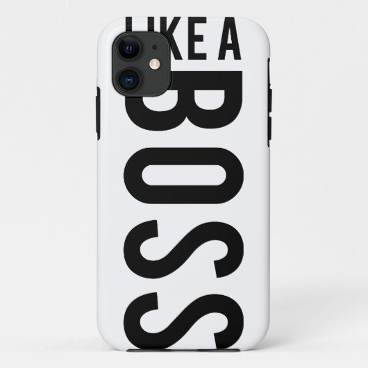 Like a Boss Case-Mate iPhone Hülle (Rückseite)