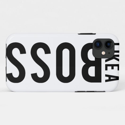 Like a Boss Case-Mate iPhone Hülle (Rückseite (Horizontal))