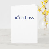 Like a Boss Karte (Gelbe Blume)