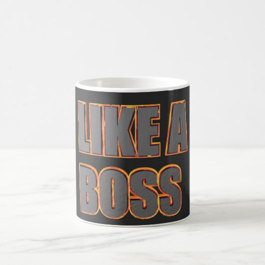 LIKE A BOSS Tasse (Mittel)