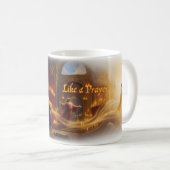 Like a Prayer — Kerzenbeleuchteter Sacred Surrende Kaffeetasse (VorderseiteRechts)