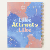 Like attracts Like, Motivational, Positive Quote Planer (Rückseite)