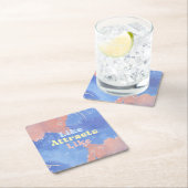 Like attracts Like, Motivational, Positive Quote Rechteckiger Pappuntersetzer (Vor Ort)