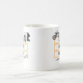 Like Bike Hike Berge Wandern Kaffeetasse (Mittel)