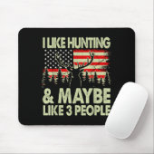 Like Deer Hunting Maybe Like 3 People Dad Gift Son Mousepad (Mit Mouse)
