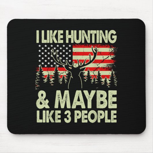 Like Deer Hunting Maybe Like 3 People Dad Gift Son Mousepad (Vorne)