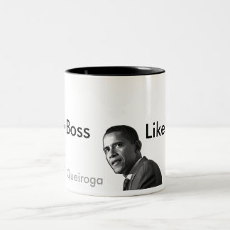 Like der Boss Zweifarbige Tasse